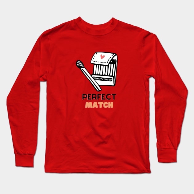 Perfect match Long Sleeve T-Shirt by AeySa